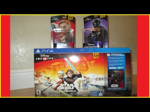 Unboxing: Disney Infinity 3.0 PS4 Star Wars Saga Bundle with Exclusive Boba Fett figure!