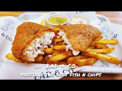 Lad & Co Fish & Chips - Possivelmente o melhor Fish & Chip mais Scotch Egg em Cingapura