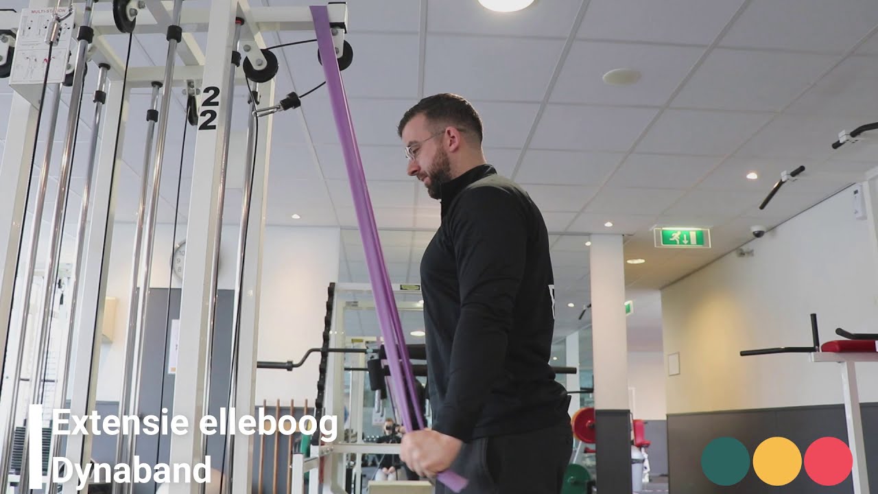 Video thumbnail: Extensie elleboog dynaband — instructievideo