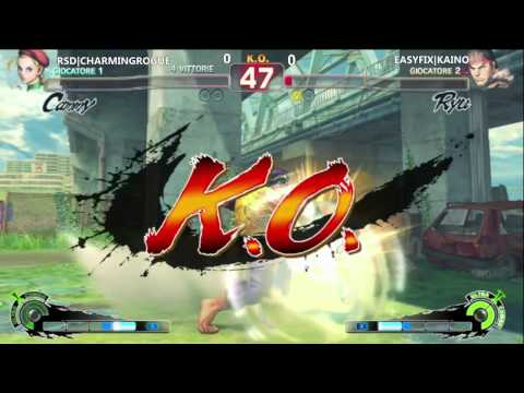 USFIV: RSD.CharmingRogue (Cammy) vs EasyFix.it | Kaino (Ryu) - The Colosseum FGT