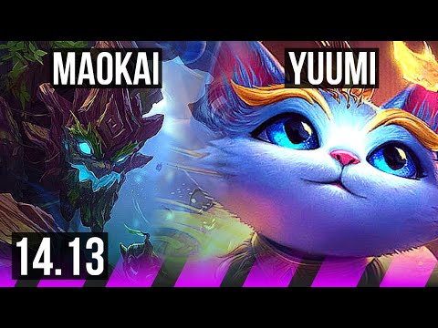 MAOKAI & Kai'Sa vs YUUMI & Caitlyn (SUP) | 5/2/9, Rank 10 Maokai | VN Challenger | 14.13