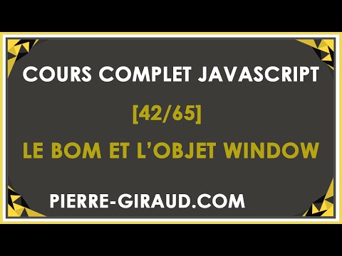 COURS COMPLET JAVASCRIPT 1 65 Présentation du cours JavaScript
