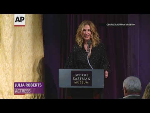 While presenting her 2002 movie "Full Frontal" to an audience in Rochester, Julia Roberts joked that she didn't want director Steven Soderbergh to join her onstage because he would "steal her thunder." (May 3)
