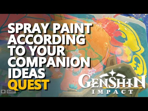 Spray paint according to your companion ideas Genshin Impact