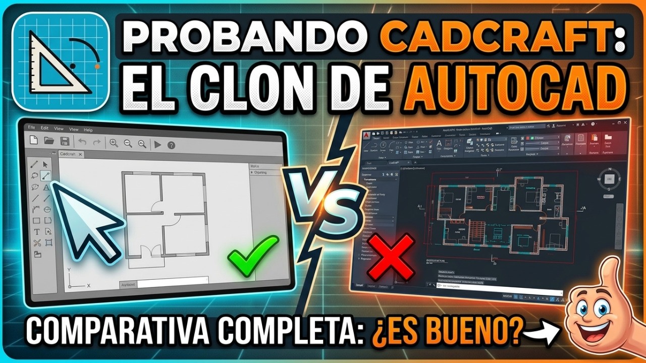Probando AutoCAD gratis con su clon CADCraft