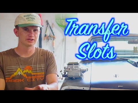 Setting Up Holley Transfer Slots