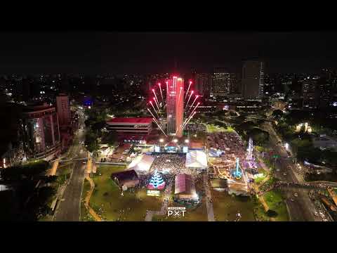 Virado do Ano no Paço Municipal de SBC Fogos