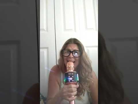 BONAOK Wireless Bluetooth Karaoke Microphone with Controllable LED Lights, 4 in 1 Portable Mic Speak