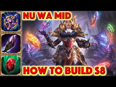 SMITE HOW TO BUILD NU WA - Battle Mother Nu Wa Skin Showcase + Nu Wa Mid Build +  Gameplay and Guide