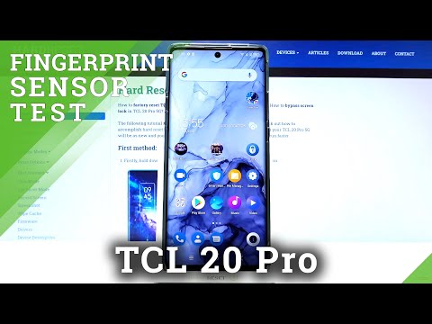 Fingerprint Sensor Test – TCL 20 Pro 5G