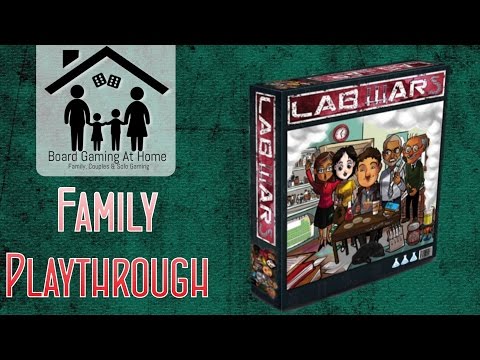 BoardGamingAtHome Family Playthrough of Lab Wars