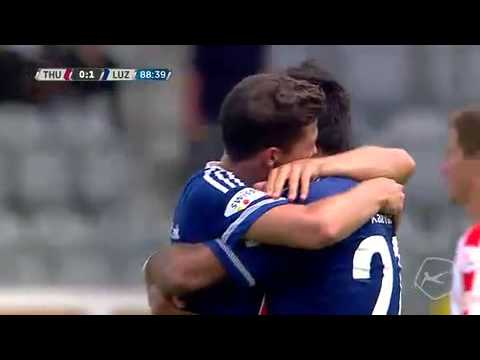 Thun vs. Luzern  0 - 1  Goal D. Lezcano  (SWITZERLAND: Super League - 02.08.2015)