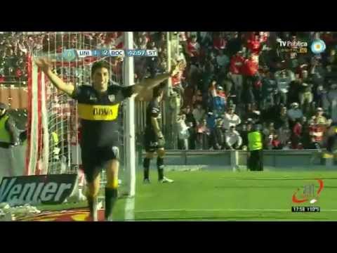 Gol de Nicolas Blandi - Union vs Boca - Torneo Inicial 2012