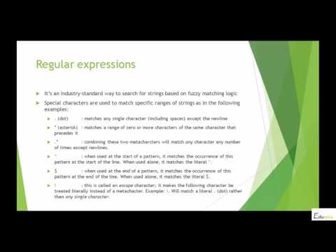 Regular Expressions