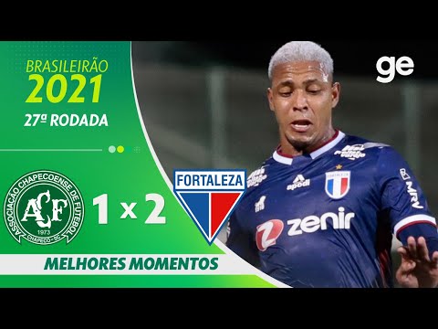 Gols e lances de Chapecoense x Fortaleza