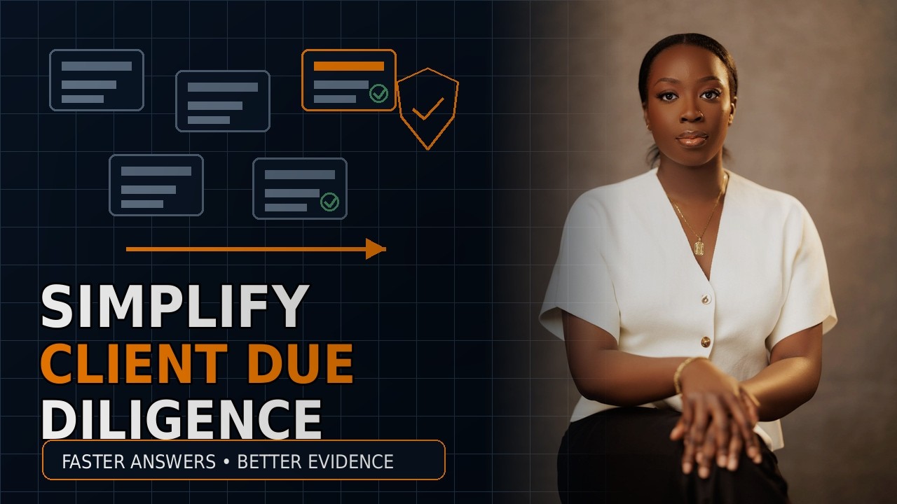 How to Simplify Client Due Diligence Questionnaires video thumbnail