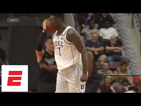 Zion Williamson Duke debut vs. Ryerson highlights: 29 points, 13 rebounds, impressive moves | ESPN