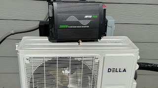 Harbor Freight Jupiter 2000 Runs Mini Split