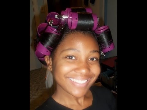 Roller Setting (Part Two) --TUTORIAL {11 weeks post relaxer} Video