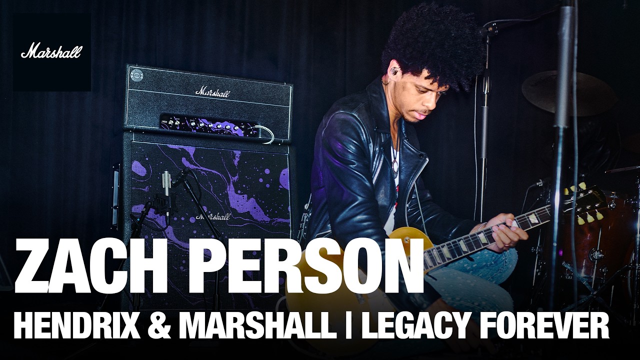 Zach Person Explores All Things Hendrix | 1959JMH & Fuzzface Demo | Marshall - YouTube