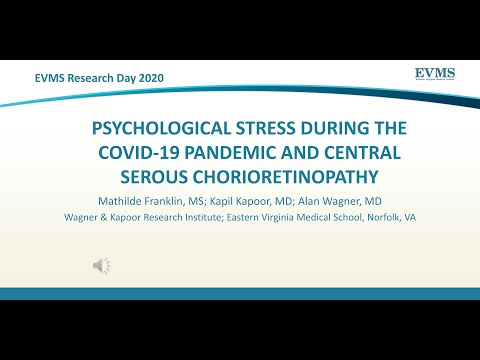 Thumbnail image of video presentation for Psychological stress during the covid-19 pandemic and central serous chorioretinopathy