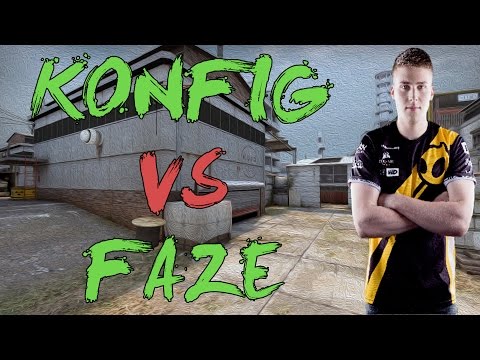 CSGO: POV North k0nfig vs FaZe (33/18) cache @ SL i-League StarSeries 3 Finals