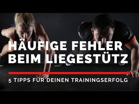 Vermeide diese 5 Fehler: Wie du Liegestütze richtig machen solltest!