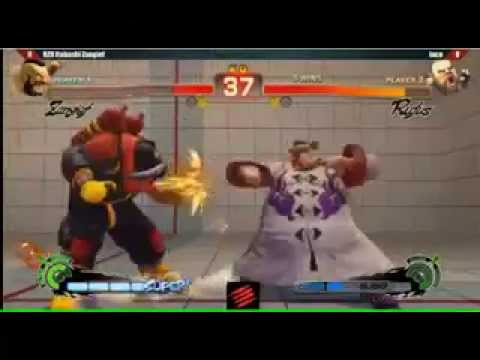 TOKYO GAME SHOW 2014 RZR Itabashi Zangief vs inco