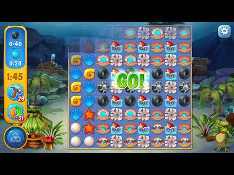 Fishdom level 1029 Gameplay (iOS Android)