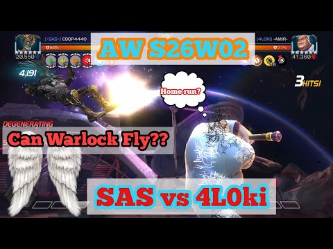 Alliance War S26W02 | SAS vs 4Loki | Warlock needs a Buff