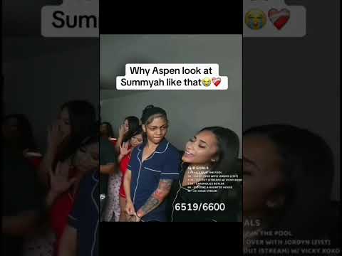 Aspen Cartier and summyah need to be stopped 😭😂❤️ #summyah #aspen #shorts