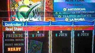 Guitar Hero World Tour Glitch on Wii - Online Band Career