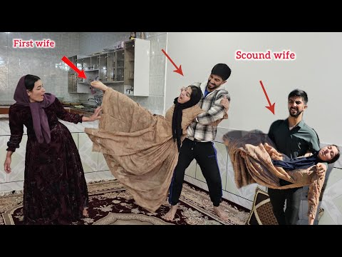 Jealousy, betrayal; crazy second wife attacks first wife and husband's reaction