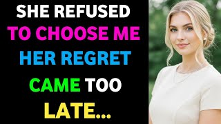 She Refused to Choose Me  Her Regret Came Too Late..