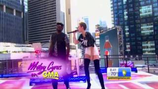 Miley Cyrus Feat. Will.I.Am - &quot;Fall Down&quot; (Live on Good Morning, GMA)