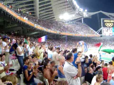 2004 Olympics - 70,000 fans and the Sirtaki