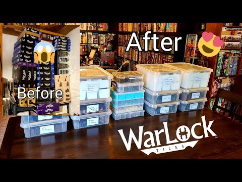How I Store My WarLock Tiles