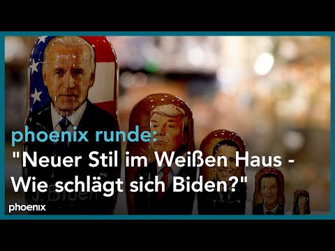 phoenix runde: "Neuer Stil im Weißen Haus - Wie schlägt sich Biden?"
