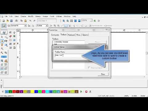 Embroidery Software EOS v.3 plus Tutorials – EOS Custom Toolbar