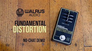 Video thumbnail for Walrus Audio: Fundamental DISTORTION No-Chat Demo by Brett Kingman