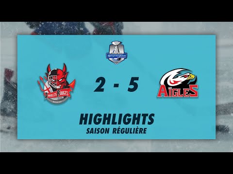 Diables Rouges de Briançon 2-5 Aigles de Nice - Highlights - Synerglace Ligue Magnus 2022/23