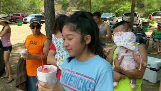 preview picture of video '2018.06.01-03 - friends & family glamping weekend - broken bow, ok'