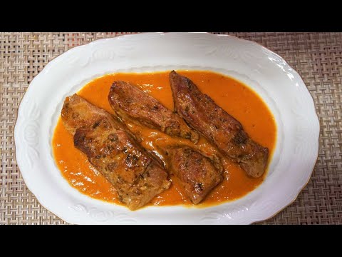 EL MEJOR SECRETO DE CERDO EN SALSA, SE DESHACE EN LA BOCA Y LA SALSA ESTÁ PARA MOJAR PAN Y NO PARAR