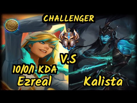S04 Sedrion (EZREAL) vs KALISTA - 10/0/1 KDA BOTTOM ADC CHALLENGER GAMEPLAY - EUW