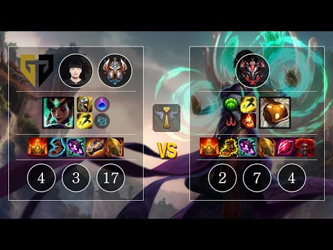 GEN Kellin Karma vs Bard Sup - KR Challenger Patch 10.10
