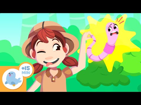 🐛 BICHOS para niños 🕷️ Gusanos, arañas, abejas y mariposas 🪲