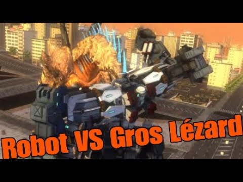 EARTH DEFENSE FORCE 4.1 #49 "Big Robot VS Big Lézard"