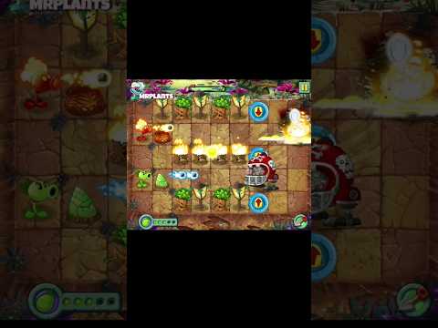 Team Red🔥 vs Team Green🍃 - Who will win?-pvz 2 v10.4.1team plants vs team plants #shorts