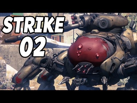 Let's Play Destiny PS4 Gameplay German Deutsch Strike Mission - Höhle der Teufel 2/2