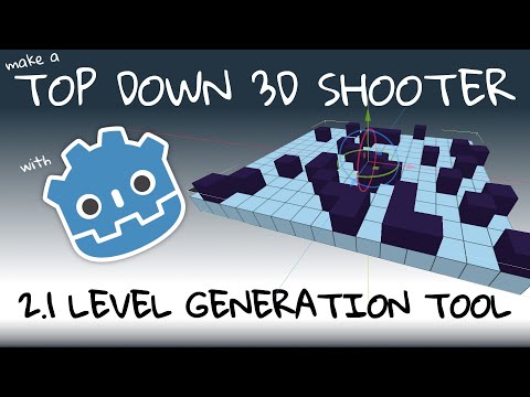 Make a 3D Top Down Shooter with Godot - Part 2.1 A Basic Level Generation Tool